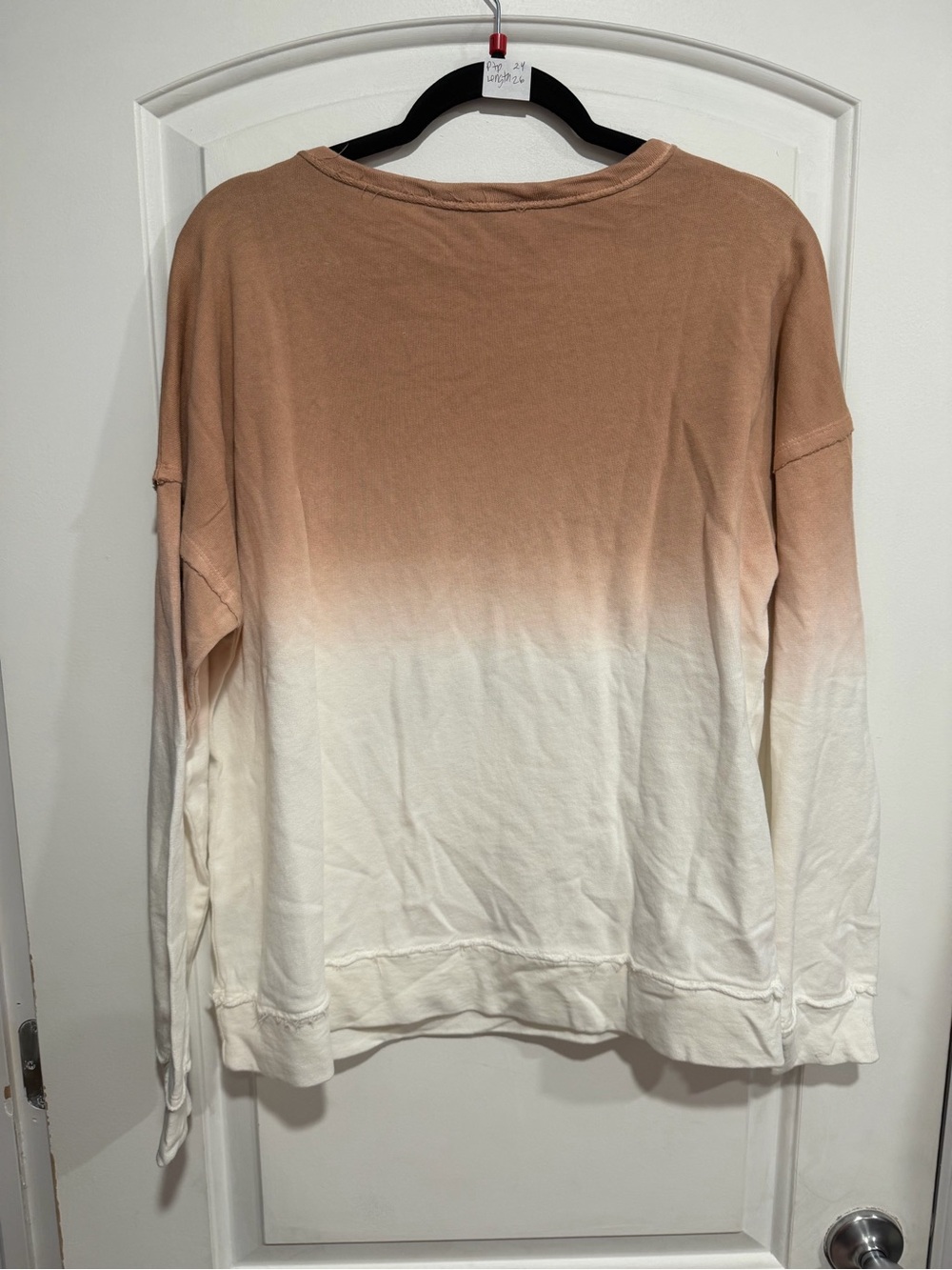 349 NWT Blue B Ombre 'I Am Thankful for Today' Long-Sleeve Top Size Large - Picture 3 of 6